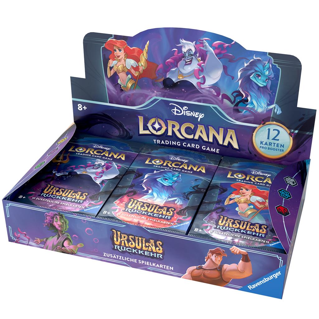Disney Lorcana - Booster Display (24 Packs) Ursulas Rückkehr Return DE/EN (Start 31.05.2024)