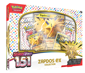 Vorverkauf Pokemon Pokemon 151 ex Box Zapdos ex Englisch/Deutsch (Start 06.10)