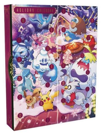 Pokemon - Advent Kalender Calendar Festtagskalender Englisch Deutsch 2025