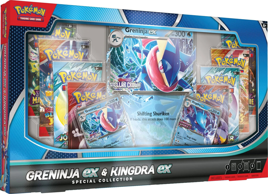 Pokemon - Greninja ex & Kingdra ex Special Collection 8 Booster Englisch