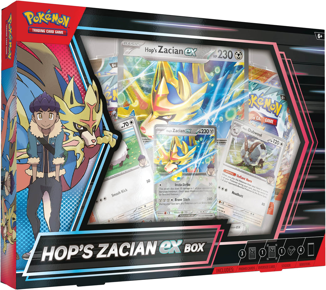 Pokemon - Hops Zacian-ex Kollektion Englisch Deutsch (Start 28.03.2025)