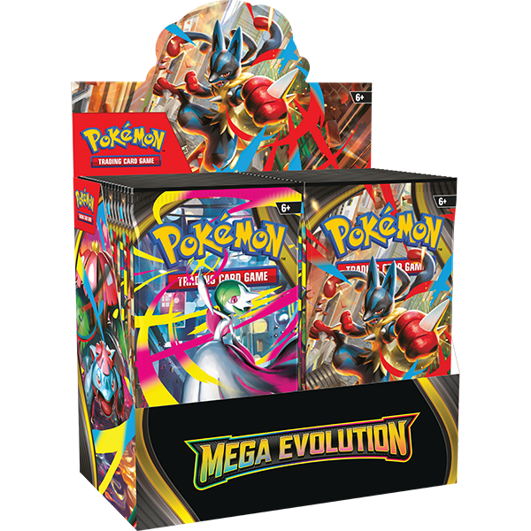 Pokemon Mega Evolution Entwicklungen Display 36 Booster Deutsch/Englisch (Start 10.10.2025)