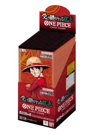 One Piece Card Game - Carrying on his Will OP13 OP 13 Japanisch 24 Booster