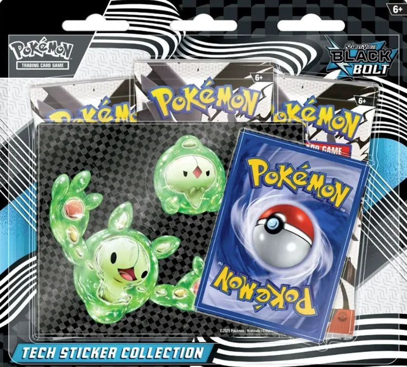 Pokemon - Black Bolt White Flare Schwarze Blitze Weiße Flammen Tech Sticker Collection Deutsch Englisch (Start 18.07.2025)