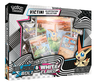 Pokemon - Black Bolt White Flare Schwarze Blitze Weiße Flammen Victini Illustration Collection Deutsch Englisch (NEU Start 01.08.2025)