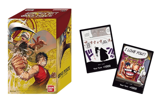 One Piece Card Game - Double Pack Set Vol. 1 2 Booster und DON Englisch