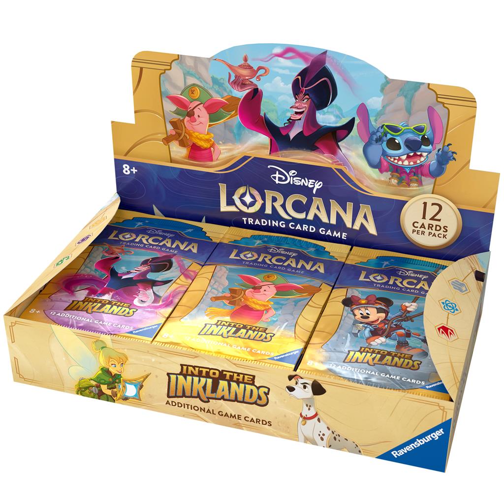 Disney Lorcana - Booster Display (24 Packs) Die Tintenlande Into the Inklands DE/EN (Start 08.03.2024)