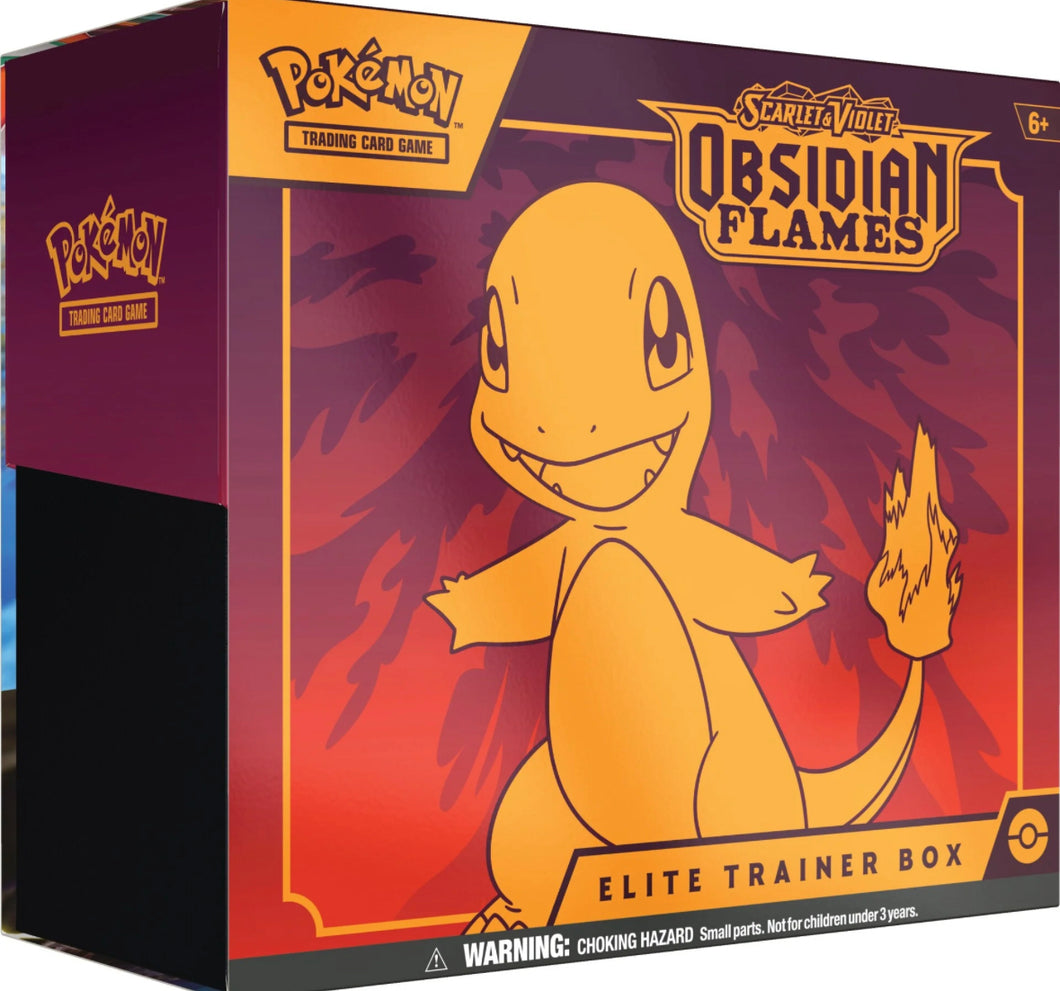 Pokemon - Obsidian Flames Obsidian Flammen Elite / Top Trainer Box ETB TTB Englisch/Deutsch
