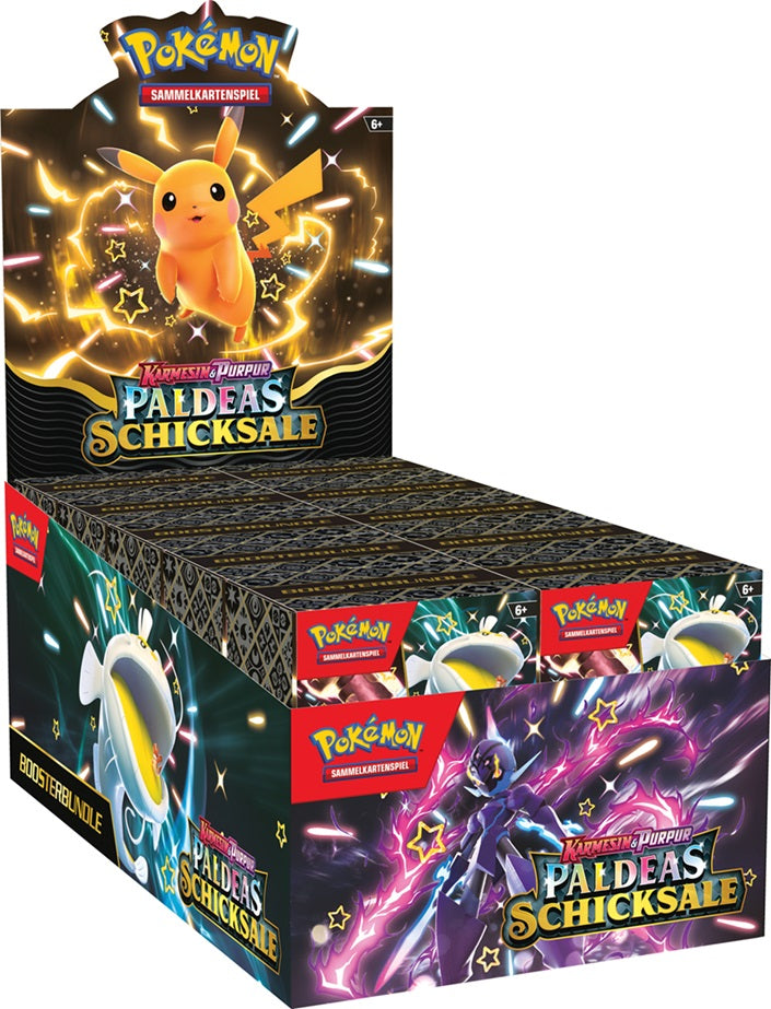 Pokemon - Paldean Fates Paldeas Schicksale 6 Booster Bundle Box Englisch/Deutsch (Start 23.02)